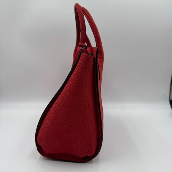 Kate Spade Red Python Elsie Exotic Street Meriwether Tote Bag - Picture 4 of 11